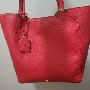 Ralph Lauren Red Tote Bag